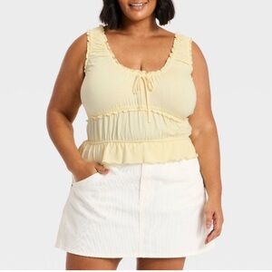 Universal Thread smoked knit tank top